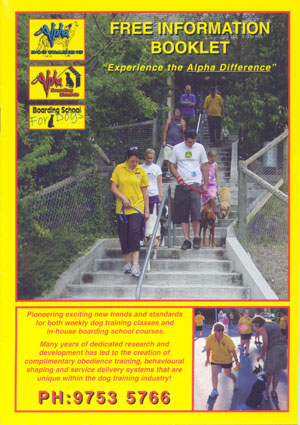 FREE, detailed information booklet on our training services (PDF)